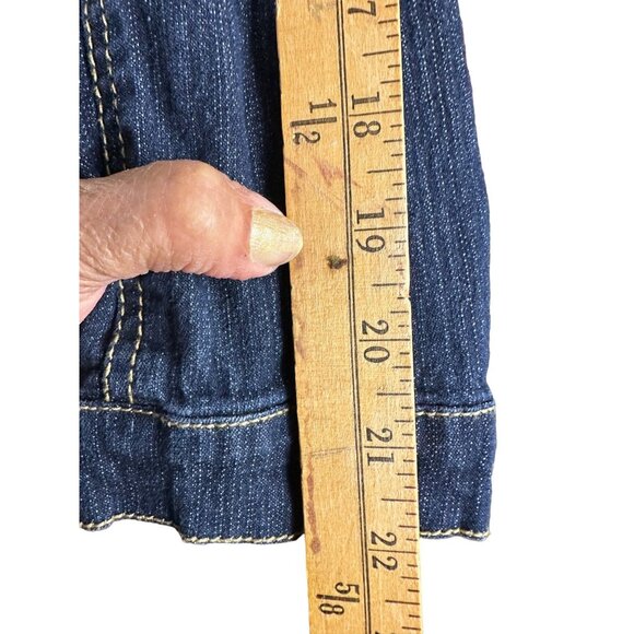 Baccin Size XL Women's Long Sleeve Blue Demin Jacket - Picture 6 of 12